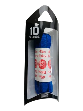 10 Seconds ® All-Pro ® Athletic Flat Laces | Royal Blue