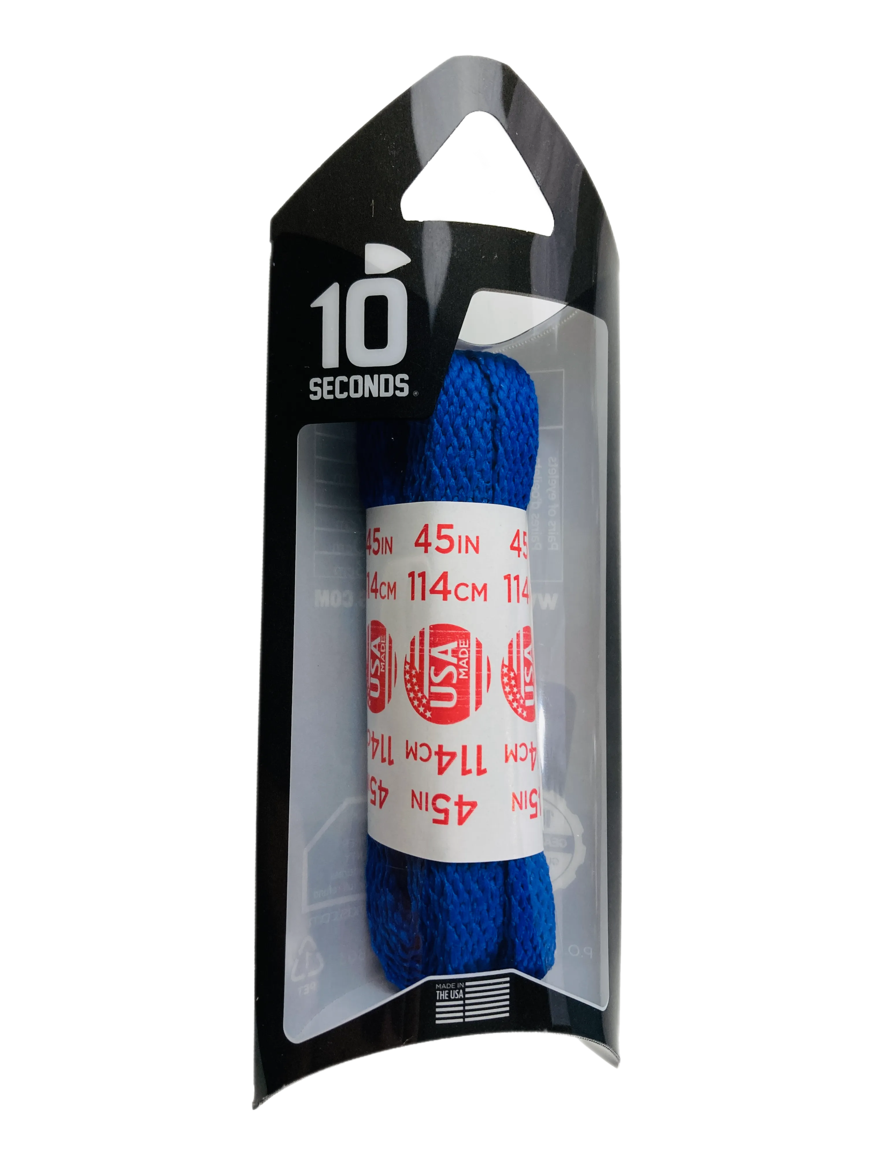 10 Seconds ® All-Pro ® Athletic Flat Laces | Royal Blue