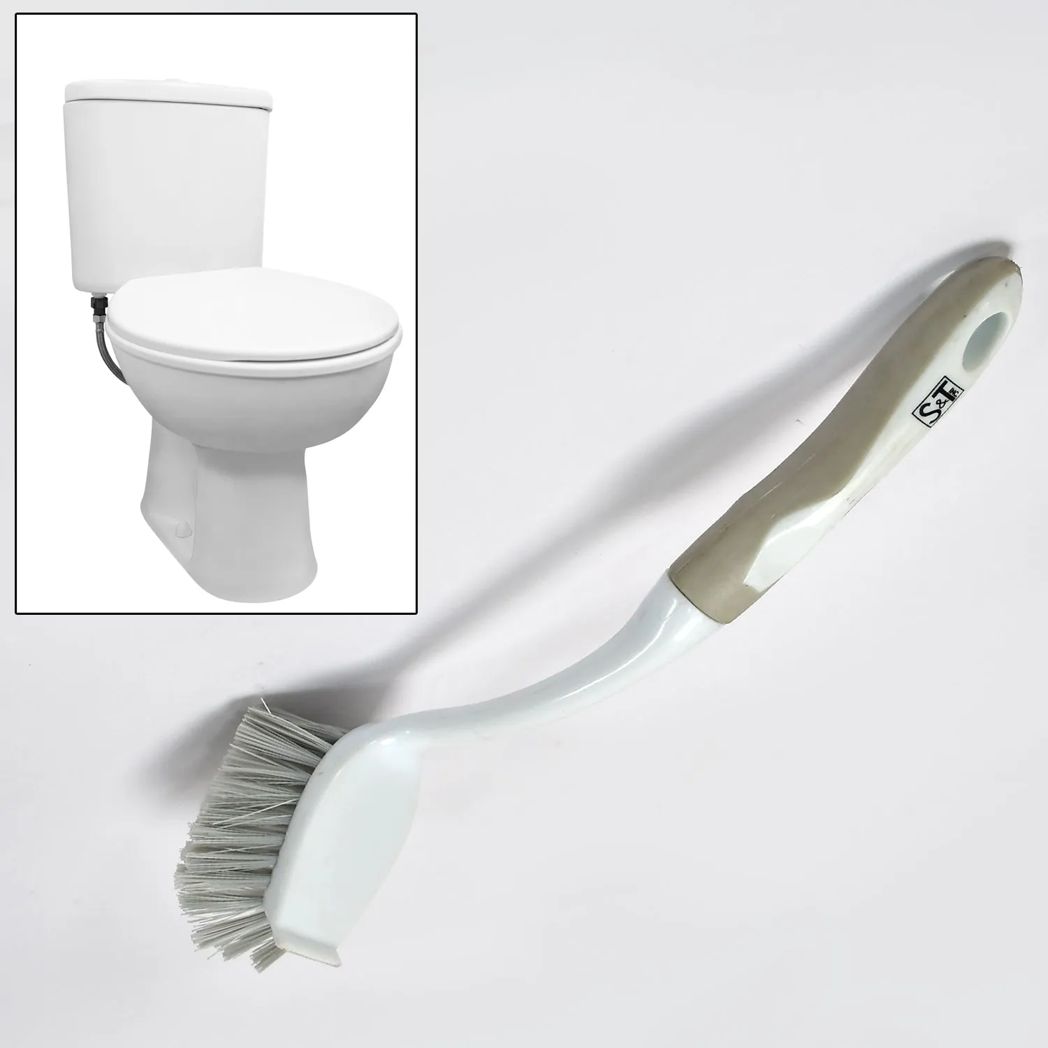 6693 Flexible Bristles Use for Multipurpose Cleaning Sink, Washbasin, Toilets. Bathroom, Kitchen