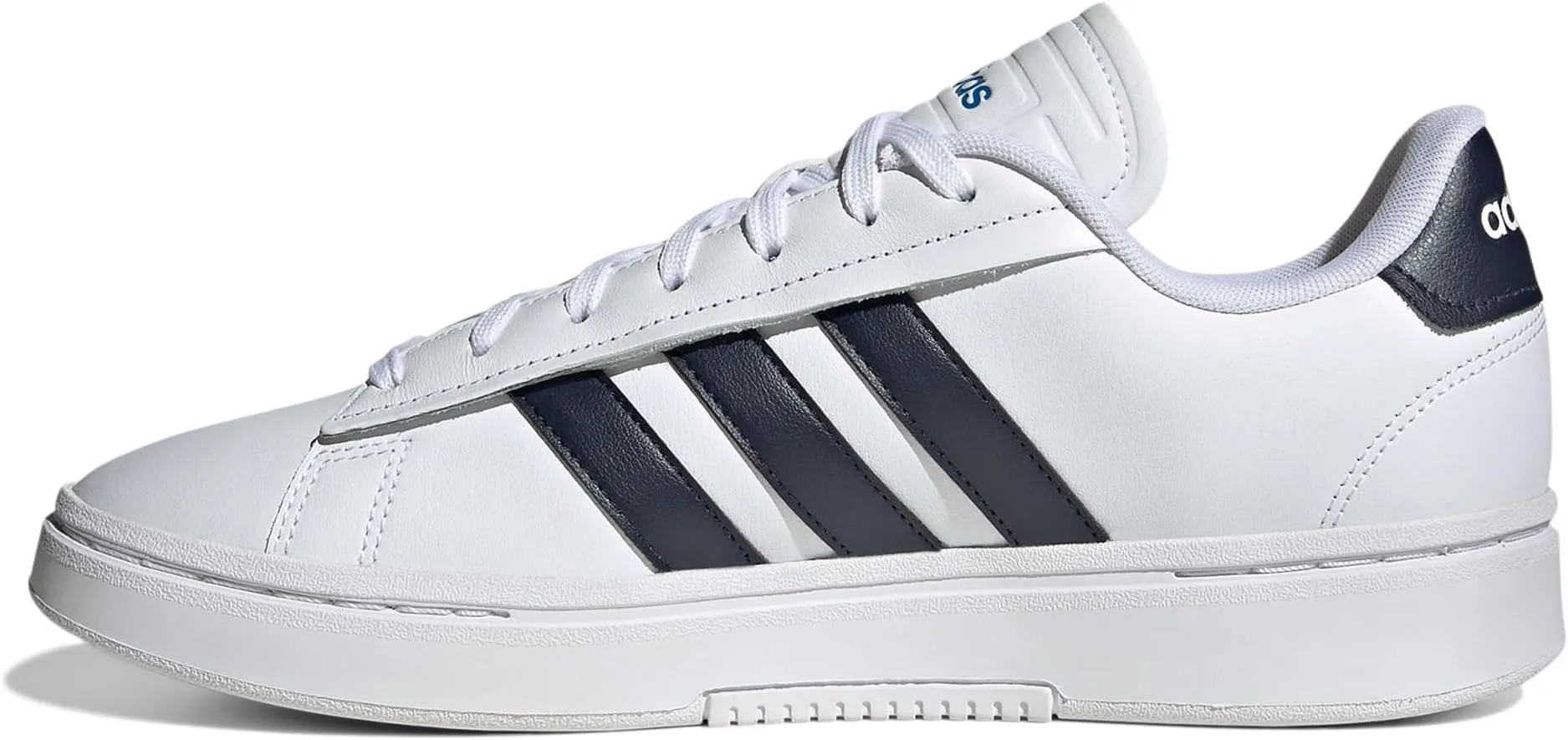 adidas Grand Court Alpha Sneaker in Footwear White/Legend Ink/Bright Royal