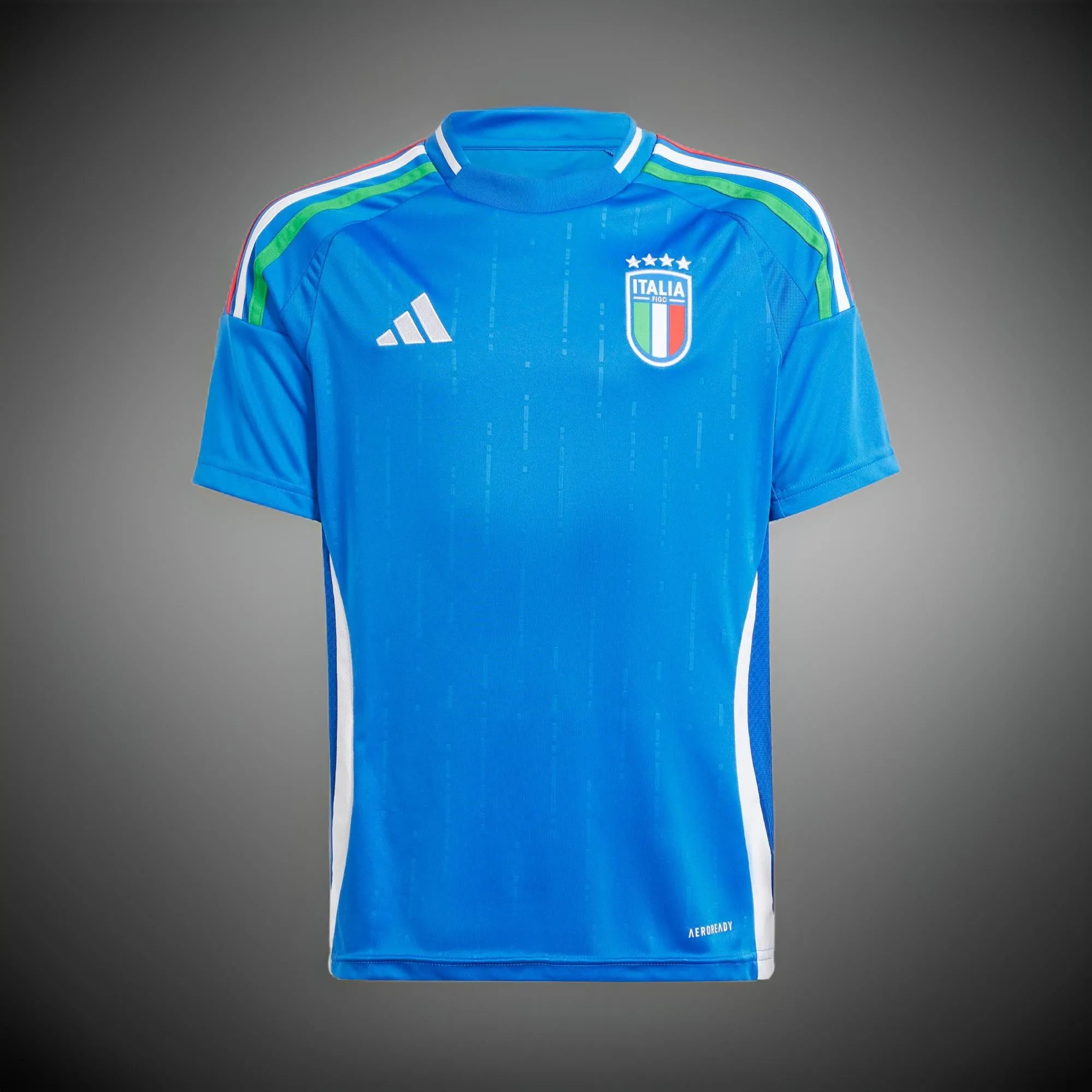 adidas Italy 2024 Official Home Jersey- JUNIOR