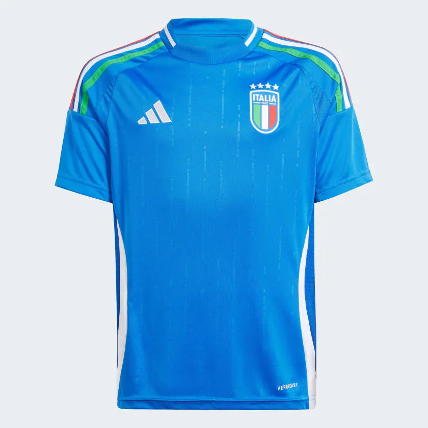 adidas Italy 2024 Official Home Jersey- JUNIOR