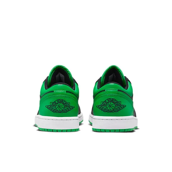 Air Jordan 1 Low 'Lucky Green', black