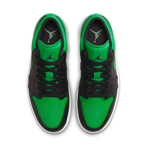 Air Jordan 1 Low 'Lucky Green', black