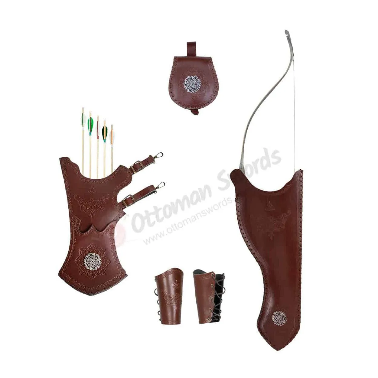 Archer Leather Quiver Set