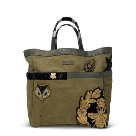 Army Patch Embroidery Salcombe Tote