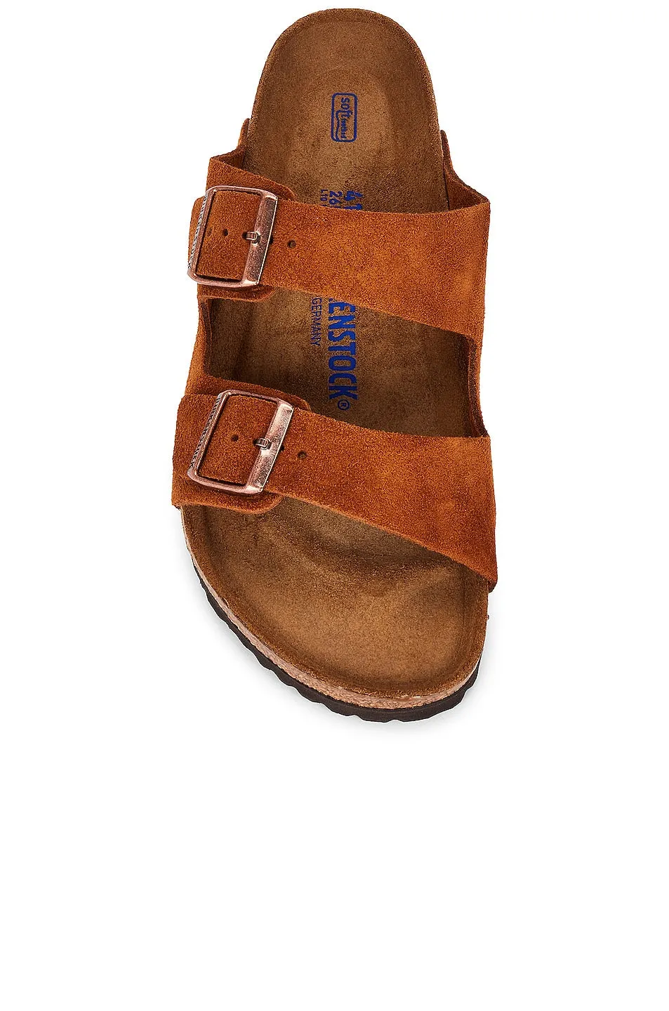 Birkenstock Arizona Soft Foot Bed Slides, Mink