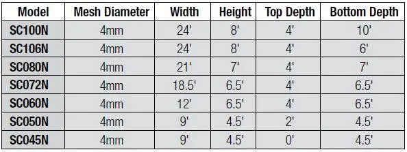 Bison Top Depth Soccer Nets