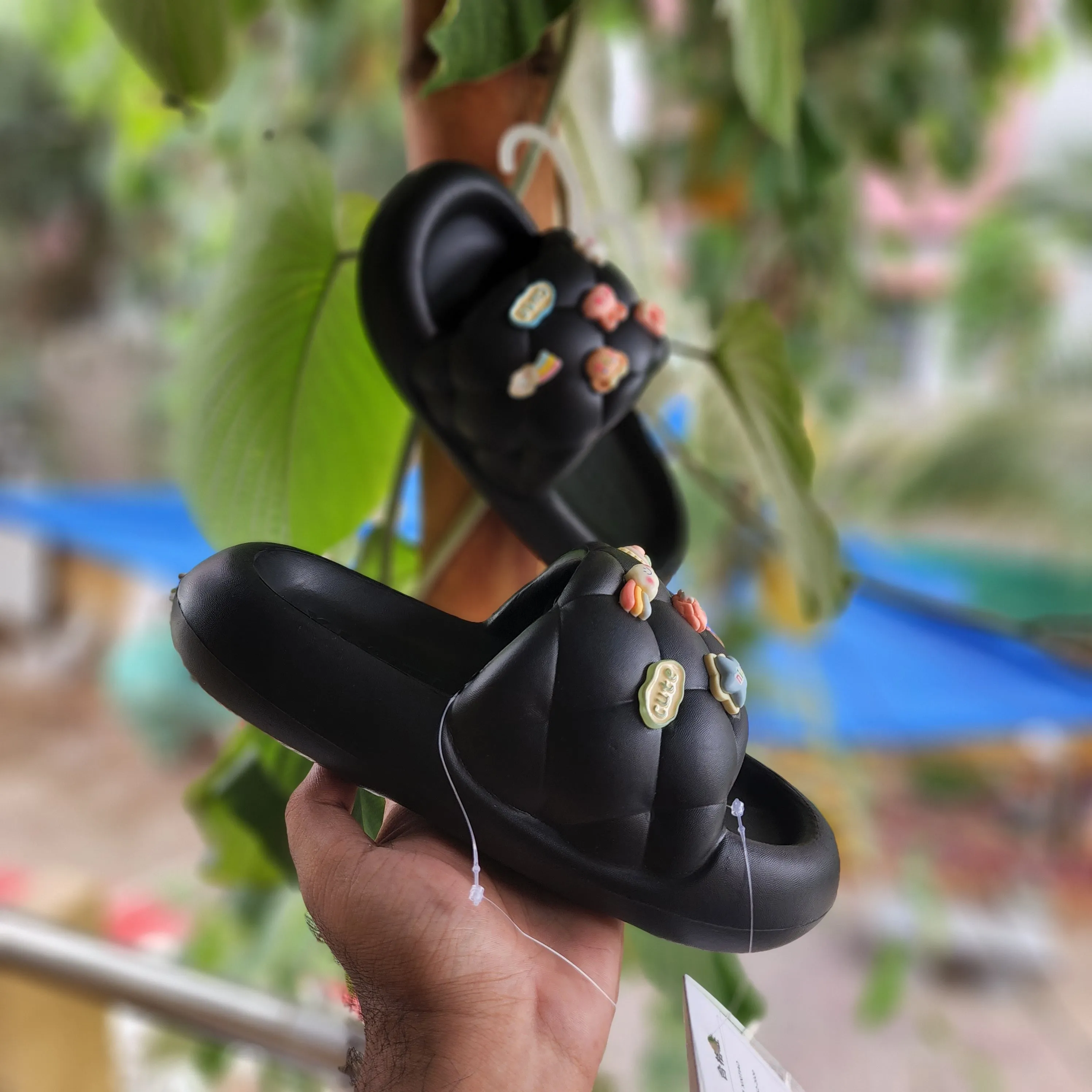 Black Adorable embellishments Sliders