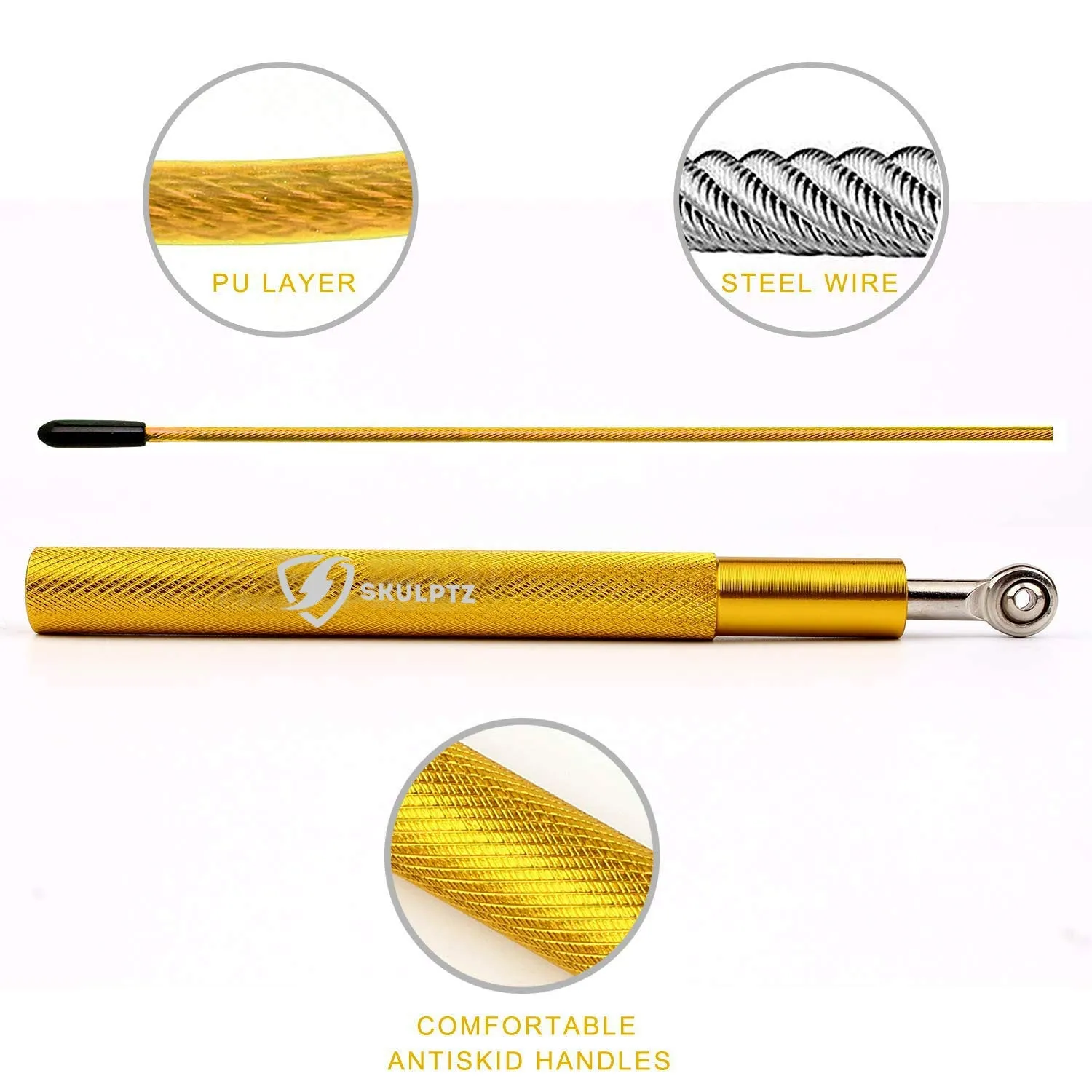 Bounce Metal Pro Speed Rope (Gold)