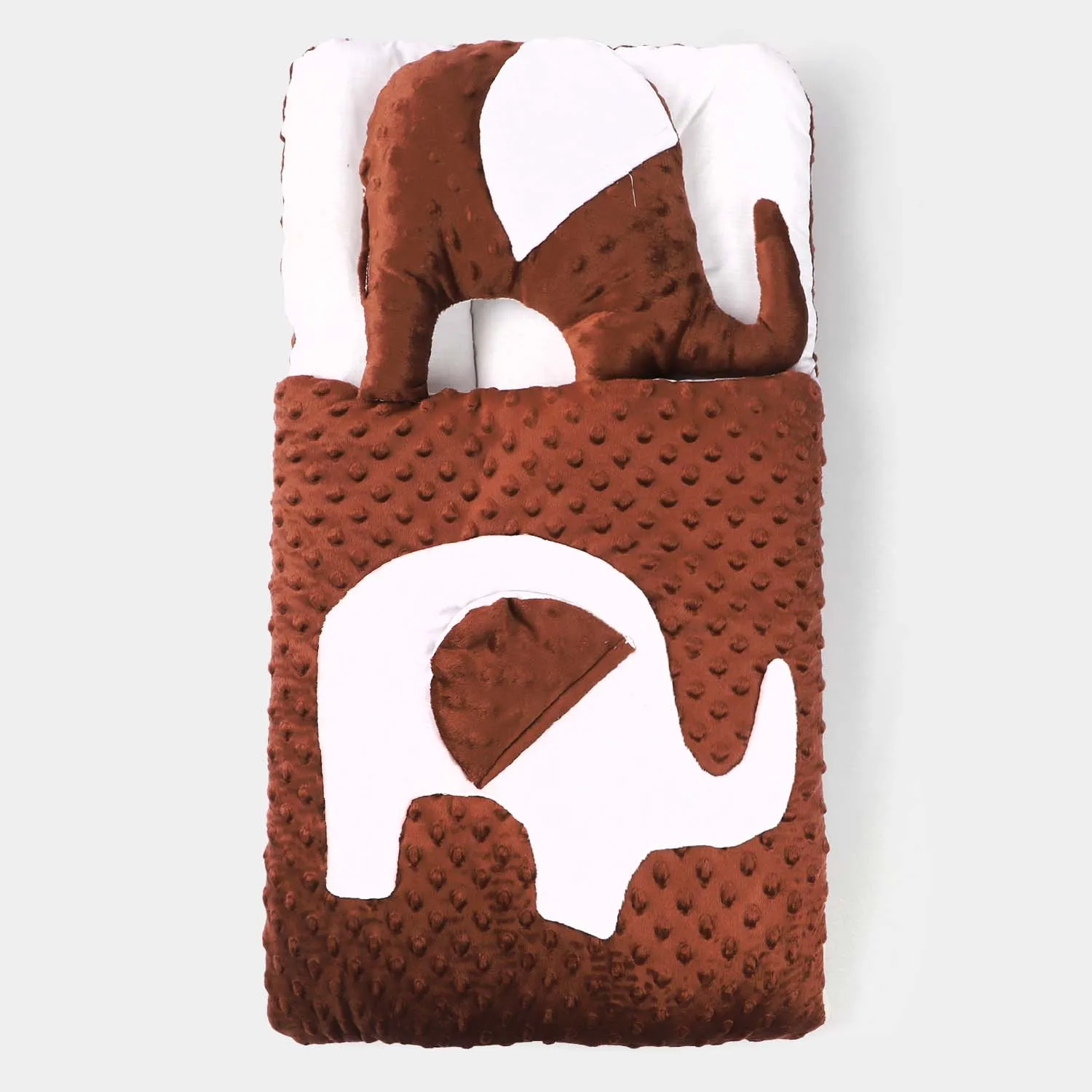 Carry Nest With Elephant Pillow | BROWN