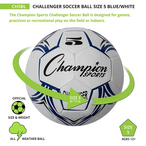 Champion Sports Challenger Soccer Ball Size 5