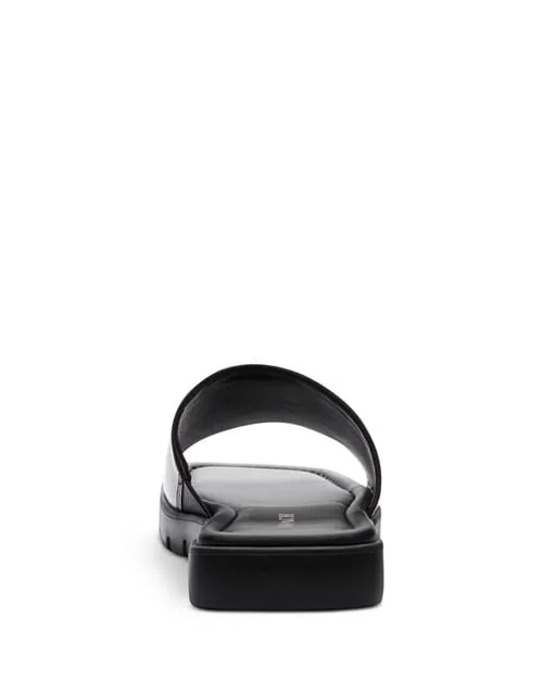 COACH Women's Florence Square Toe Slides, Black