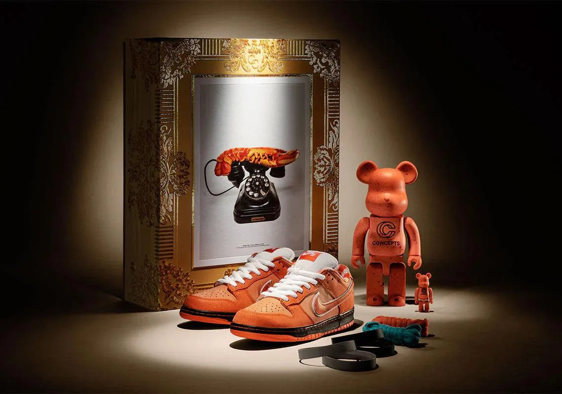 Concepts x Dunk Low SB 'Orange Lobster' Special Box