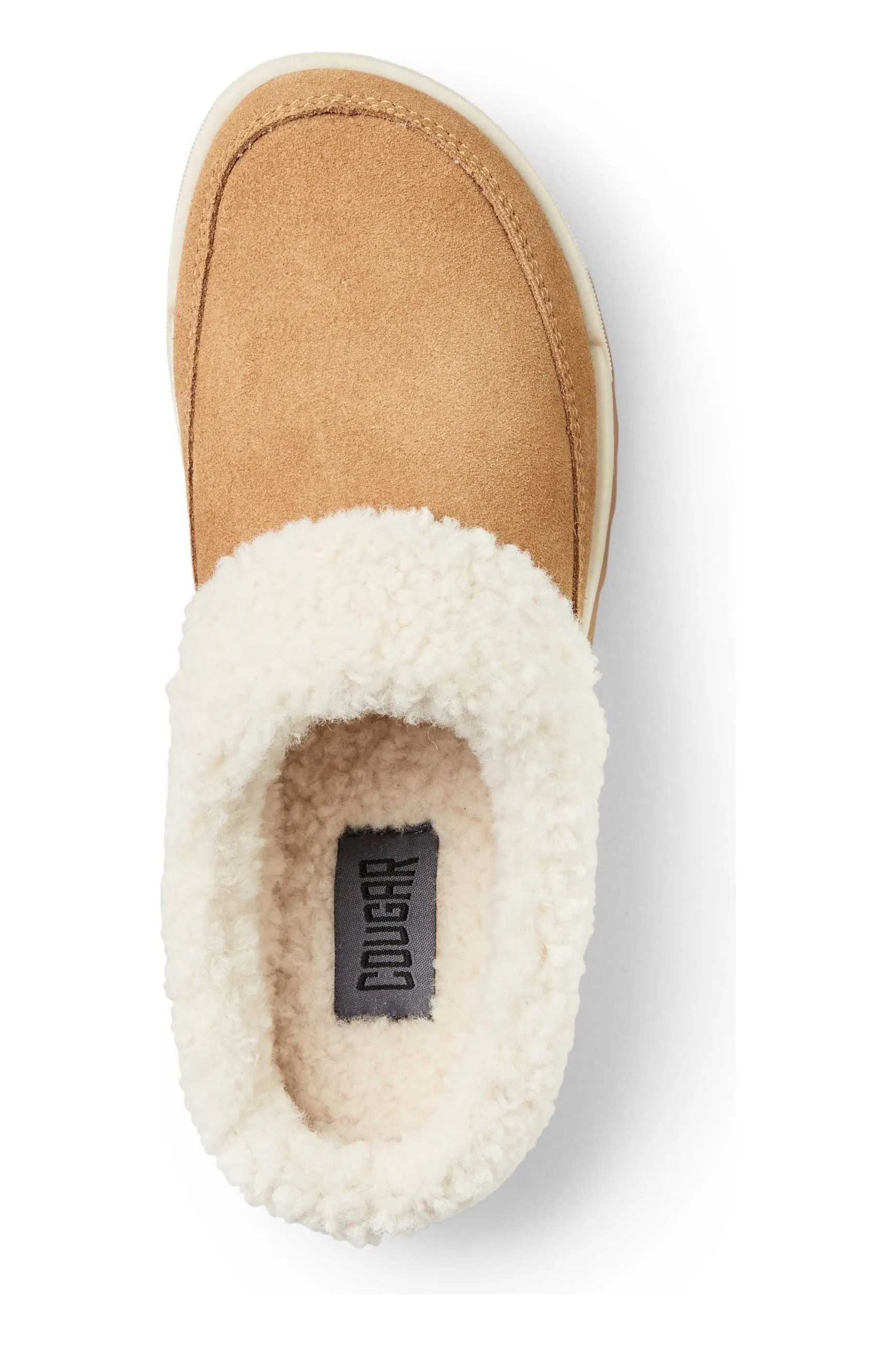 Cougar Indoor/Outdoor Suede Mule Slipper - Style Liliana