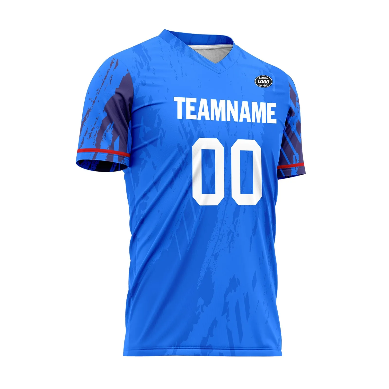 Custom Blue Soccer Sets Jersey Personalized SCJ101-D28019