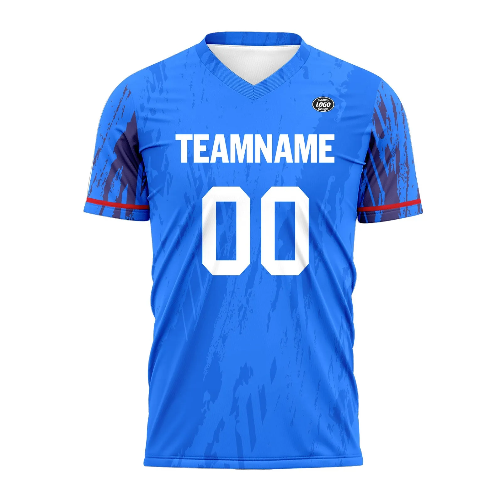 Custom Blue Soccer Sets Jersey Personalized SCJ101-D28019