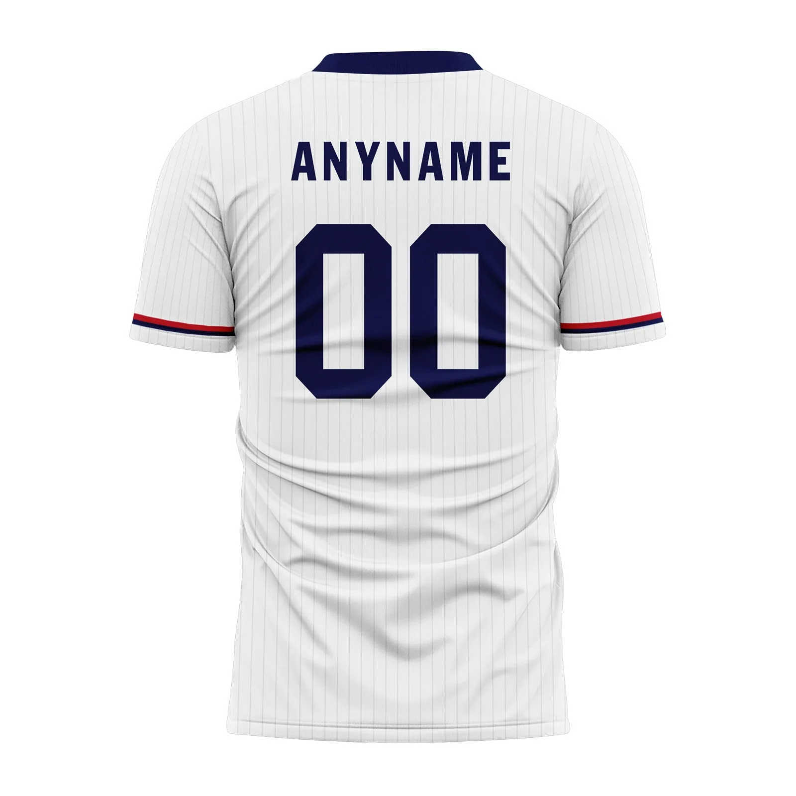 Custom England White Blue Soccer Sets Jersey Personalized SCJ101-D06144