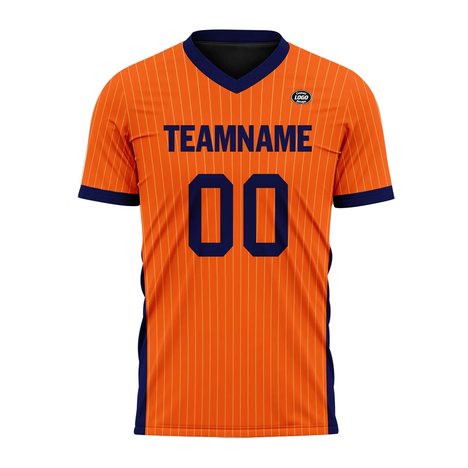 Custom Netherlands Orange Blue Soccer Sets Jersey Personalized SCJ101-D06142