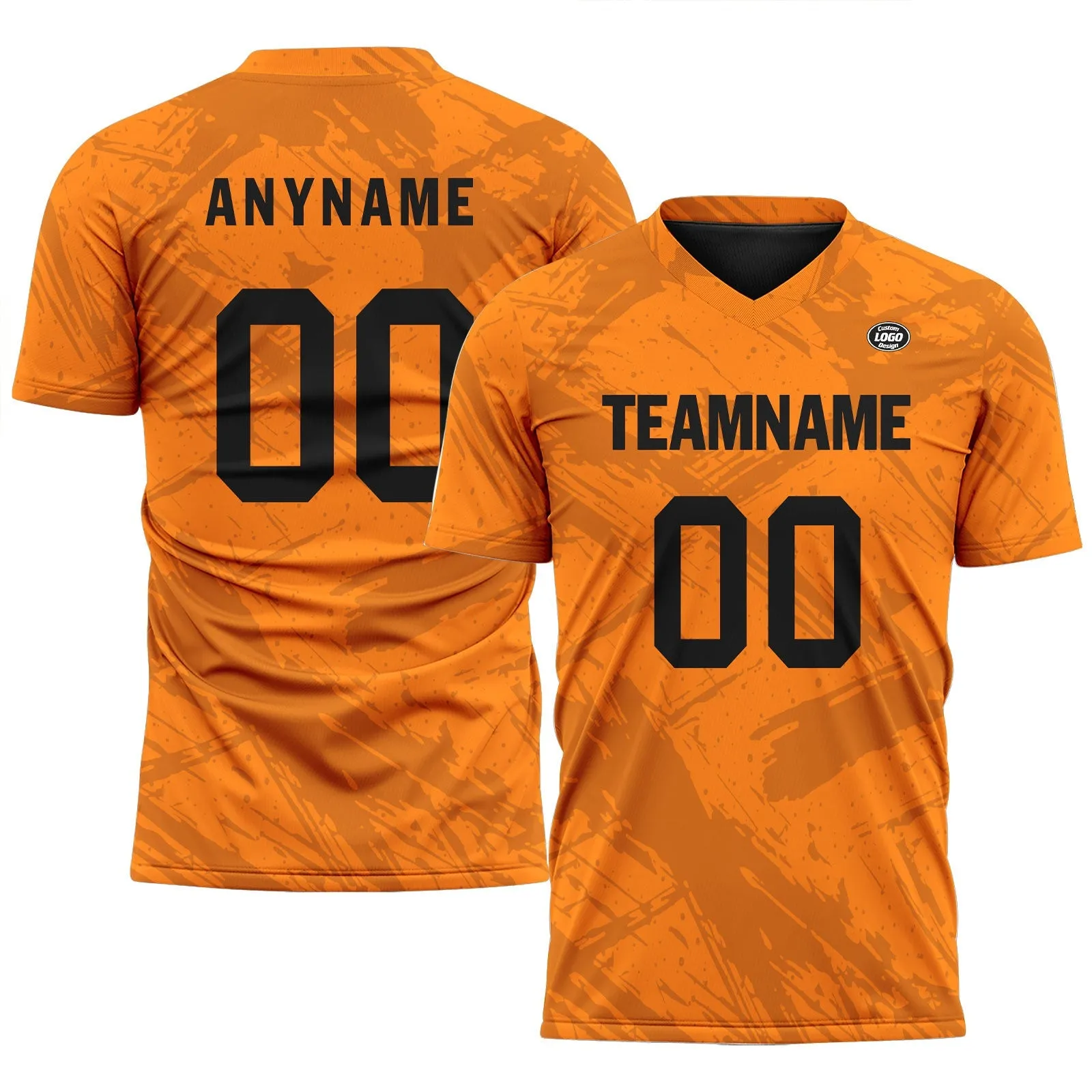 Custom Orange Soccer Sets Jersey Personalized SCJ101-D28013