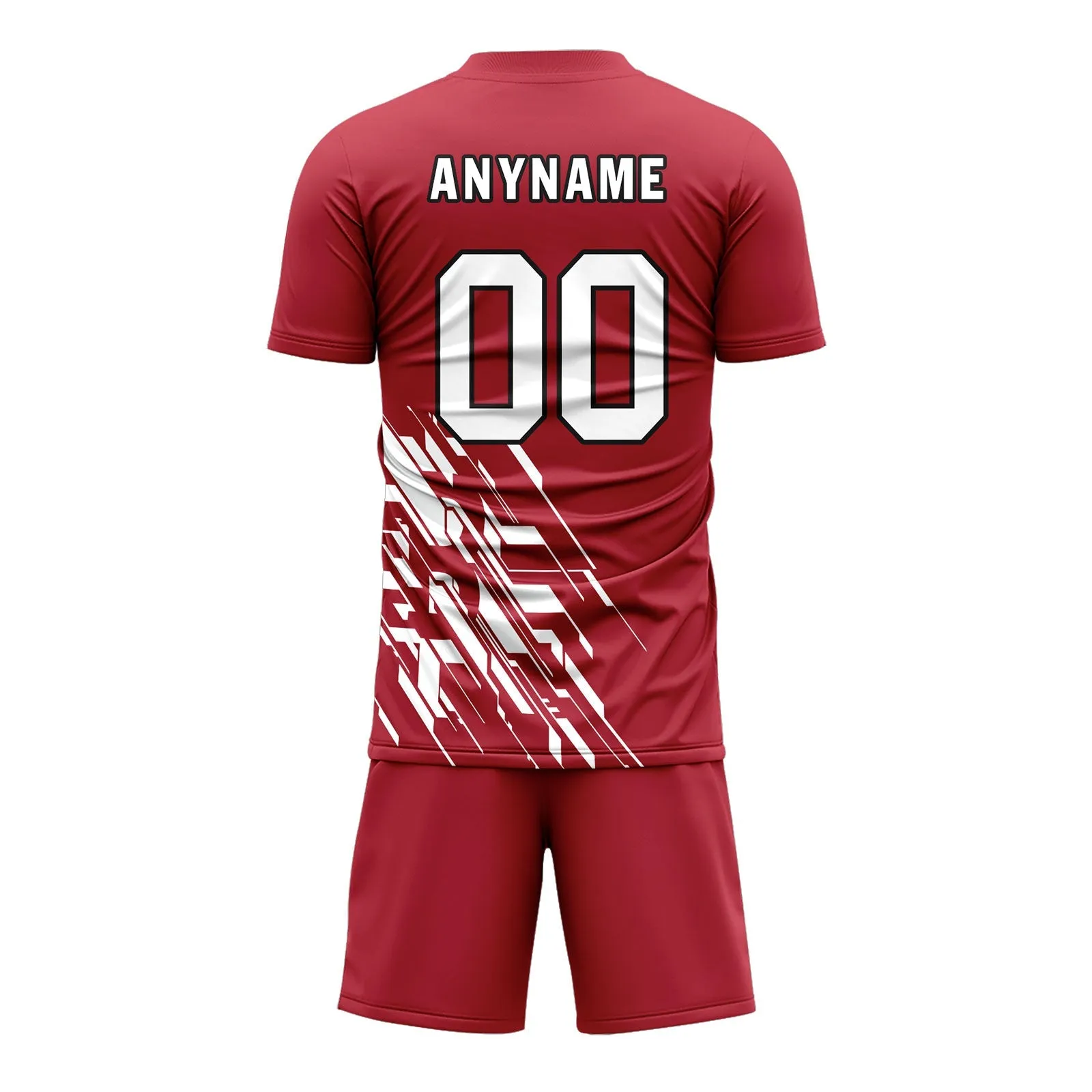 Custom Red Soccer Sets Jersey Personalized SCJ101-D28011