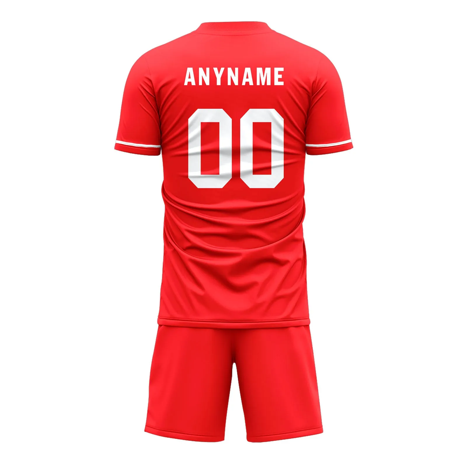 Custom Red Soccer Sets Jersey Personalized SCJ101-D28023