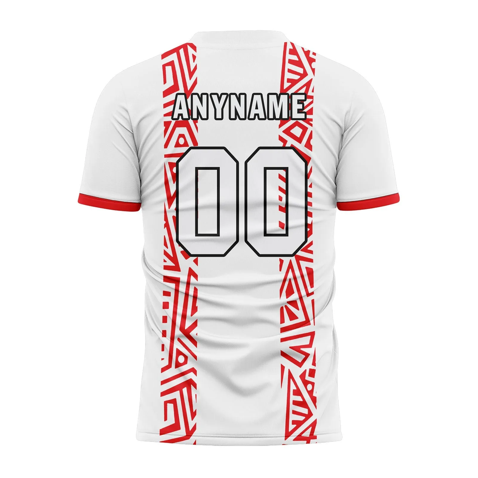 Custom White Red Soccer Sets Jersey Personalized SCJ101-D28033