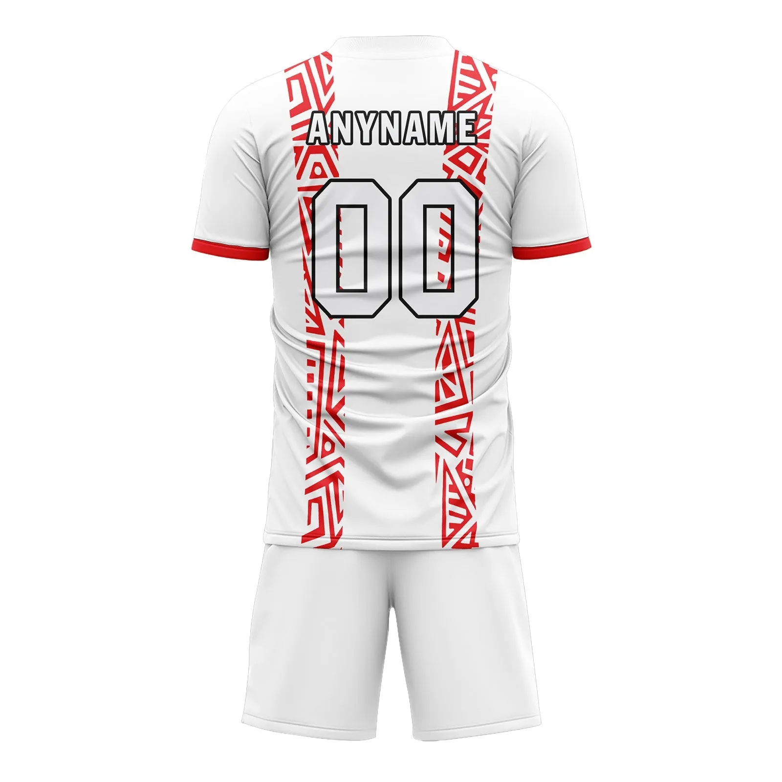 Custom White Red Soccer Sets Jersey Personalized SCJ101-D28033