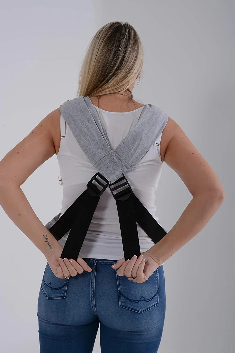 Dreamgenii® SnuggleRoo Baby Carrier Light Grey