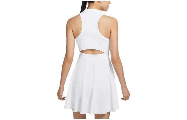 Dress (WMNS) Nike Dri-FIT Advantage Tennis Dress 'White', white