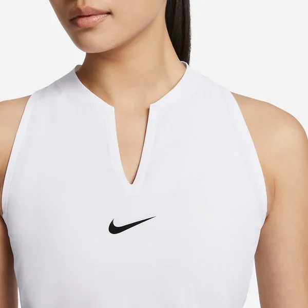 Dress (WMNS) Nike Dri-FIT Advantage Tennis Dress 'White', white