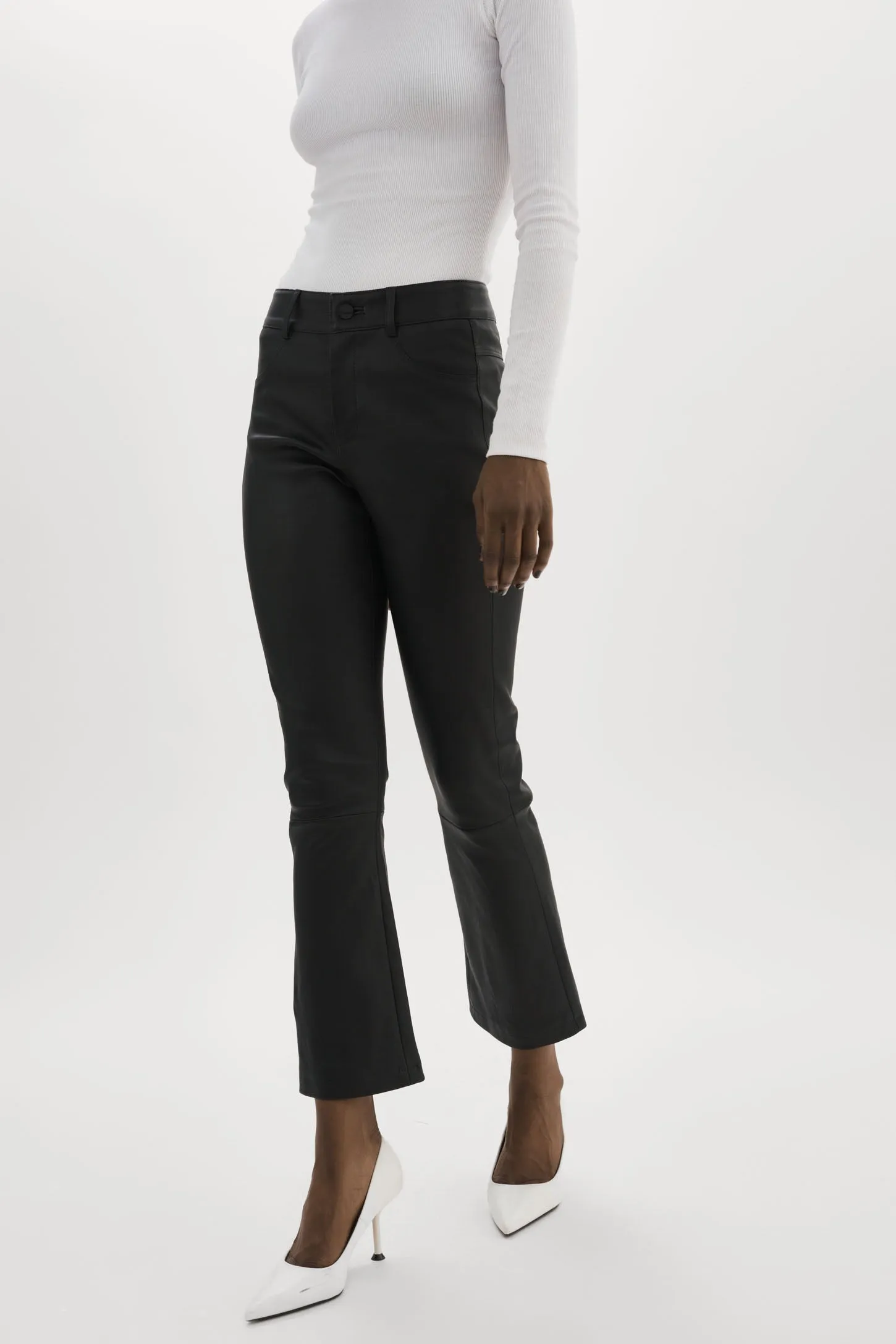 FARIS | Stretch Leather Pants