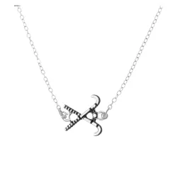 Field Hockey Connector Pendant Necklace