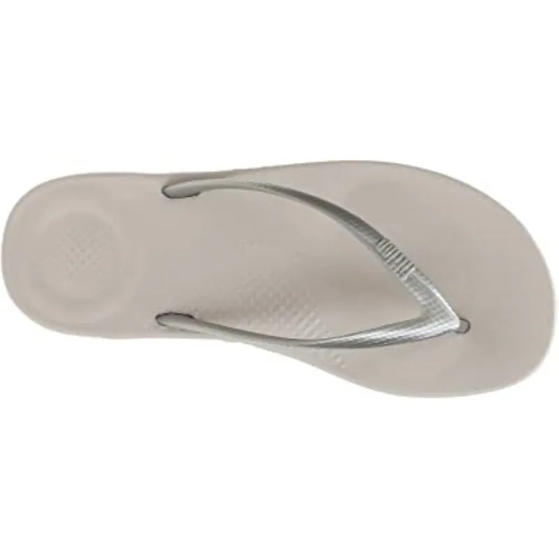 Fit Flop Iqushion Ergonomic Womens Silver 8M US - Open Box  - (Without Original Box)