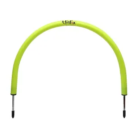 Fitfix Sports C-Shaped Passing Arcs (Set of 5) | Agility Training for Speed Training (Fluorescent Green)