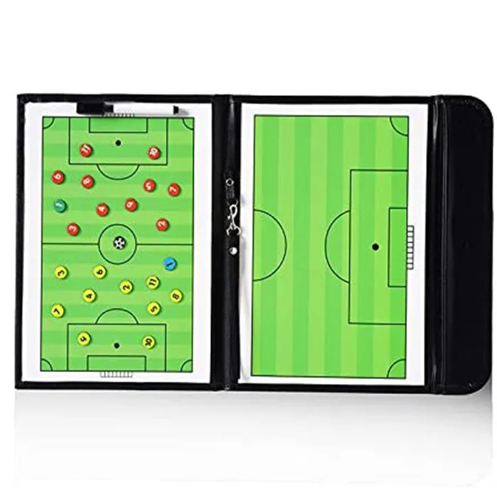 Football Coaching Board Soccer Coaches Clipboard Tactical Magnetic Board Kit with Dry Erase,