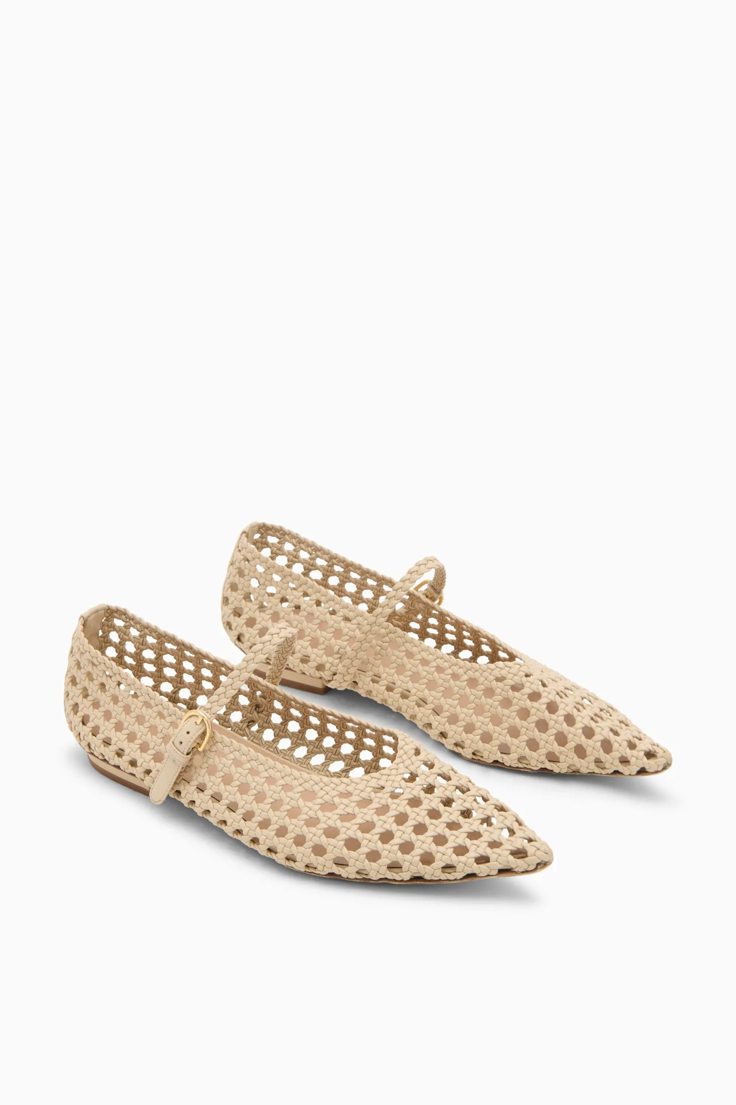 Gracie Pointy Toe Flat - Sand