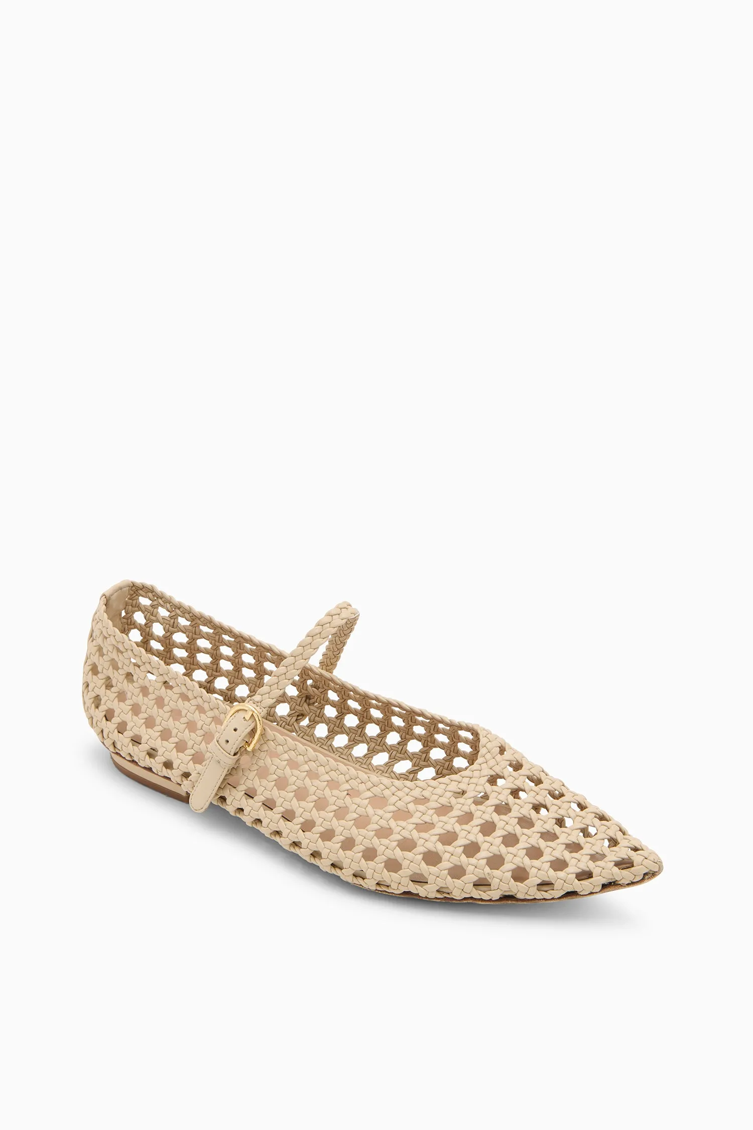 Gracie Pointy Toe Flat - Sand