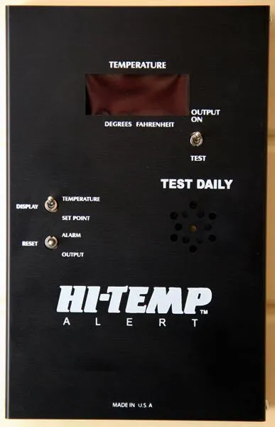 Hi-Temp Alert - High Temperature Alarm