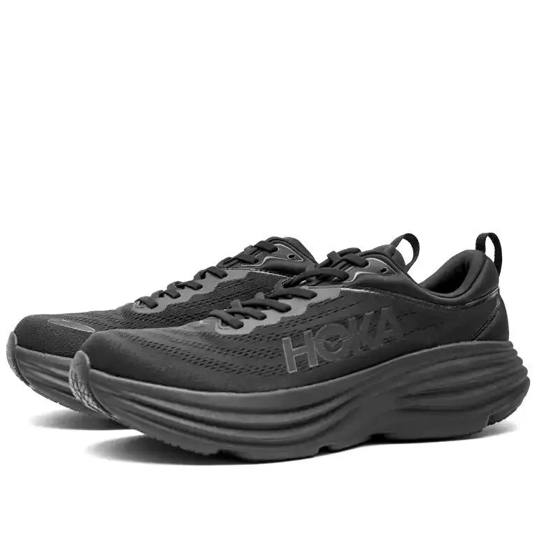 Hoka One One M Bondi 8 sneakers, black