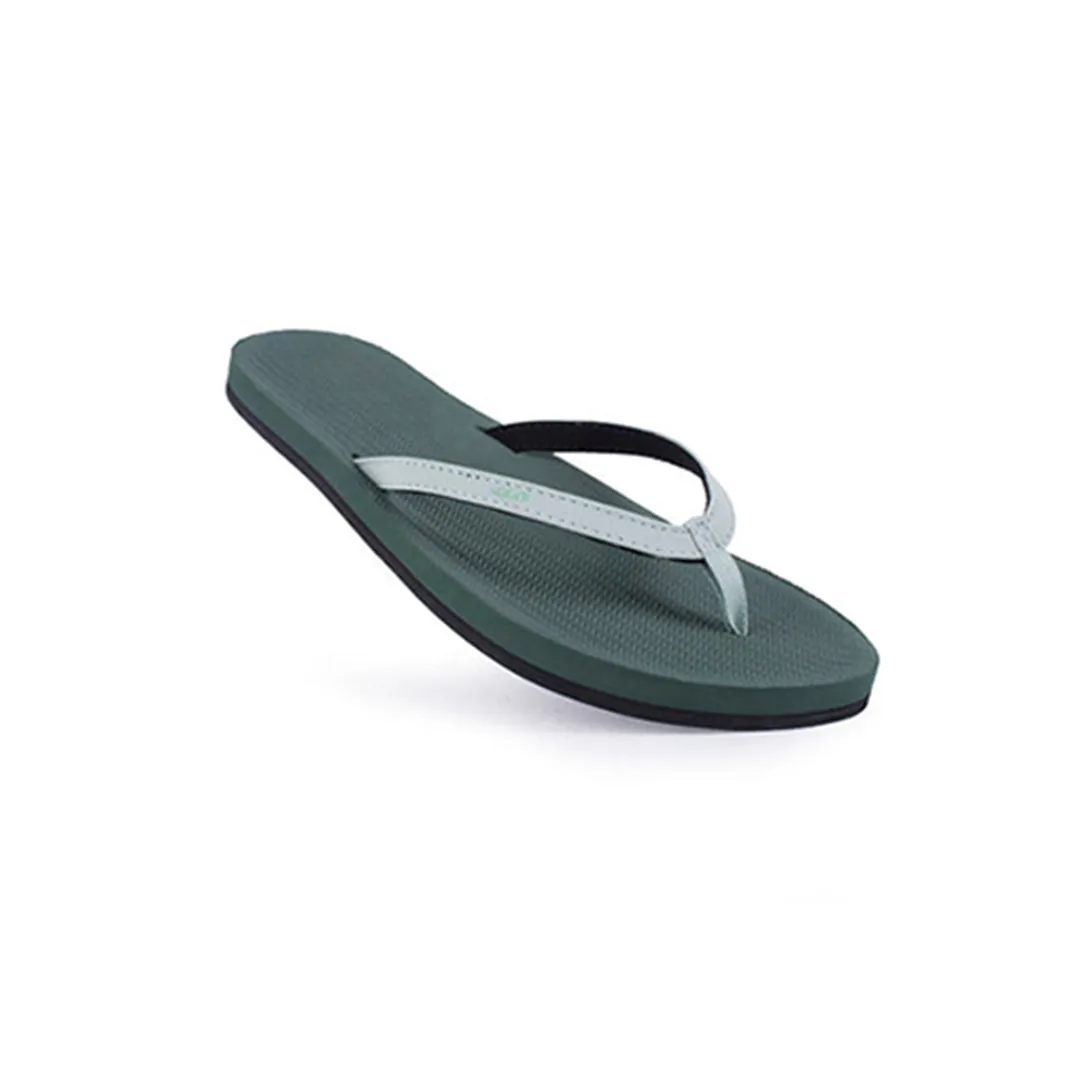 Indosole Essentials Flip Flops Women Color Combo Leaf - Leaf Light