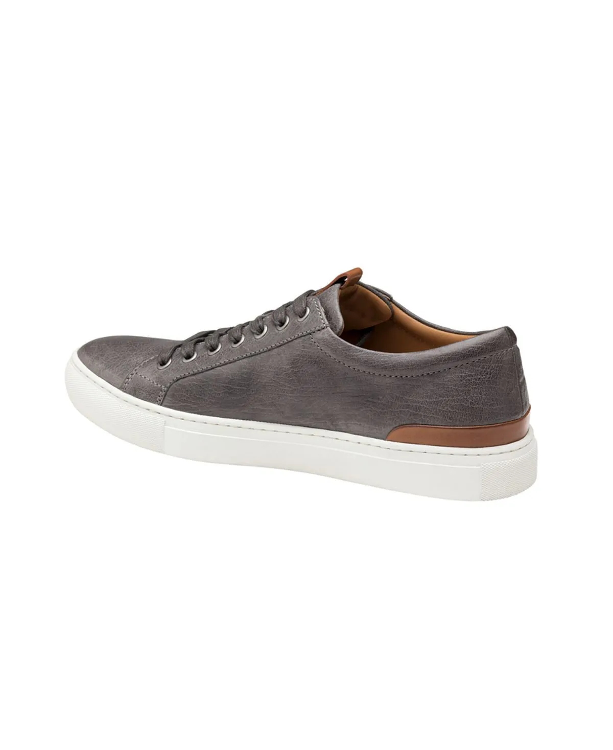 Johnston & Murphy men's banks lace-up shoes, gray