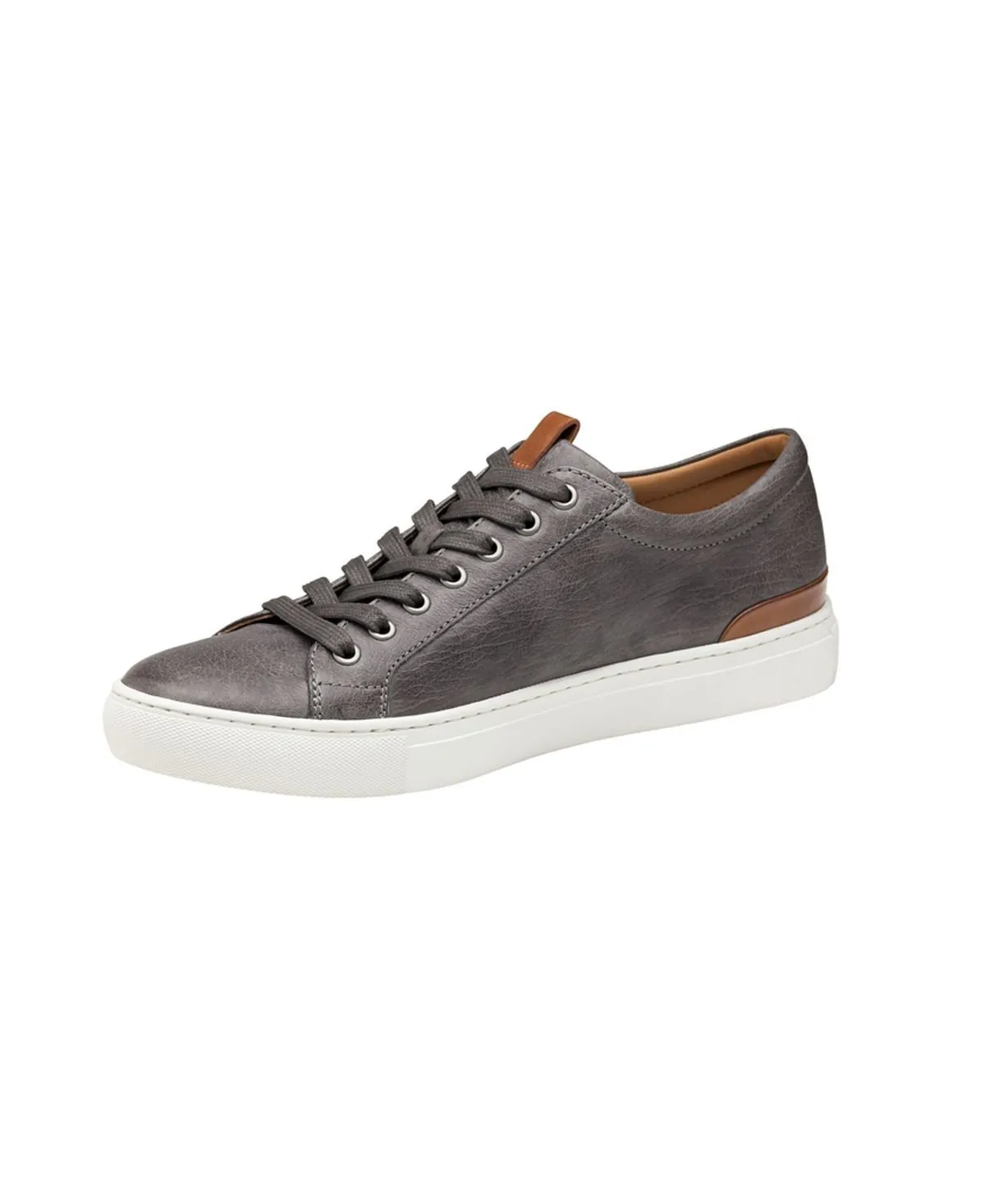 Johnston & Murphy men's banks lace-up shoes, gray