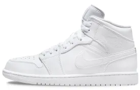 Jordan 1 Mid Triple White (2022)