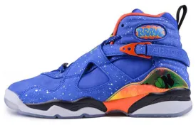 Jordan Air Jordan 8 Vintage Basketball Sneakers, Blue/Orange