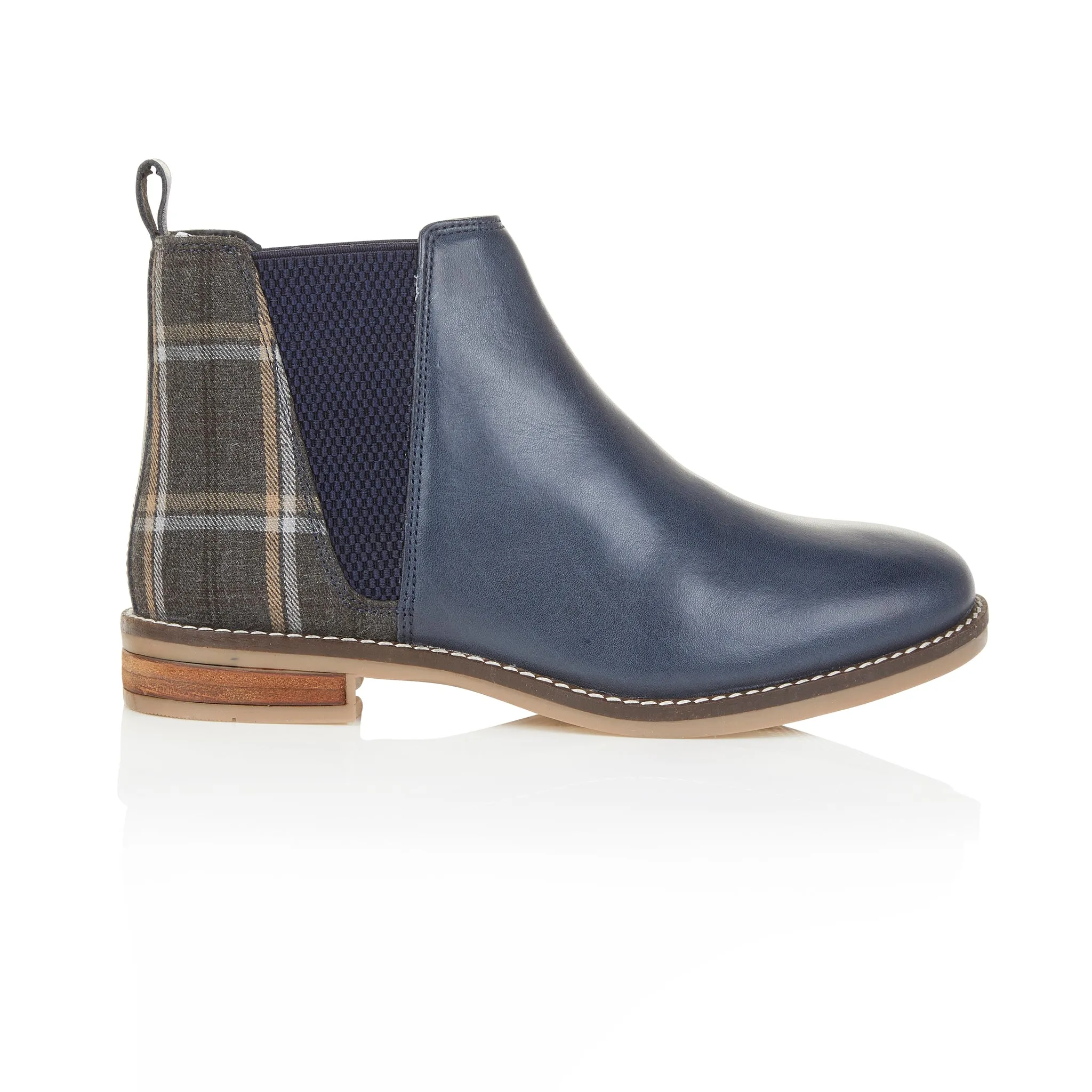 Juliet Leather Chelsea Boot - Blue