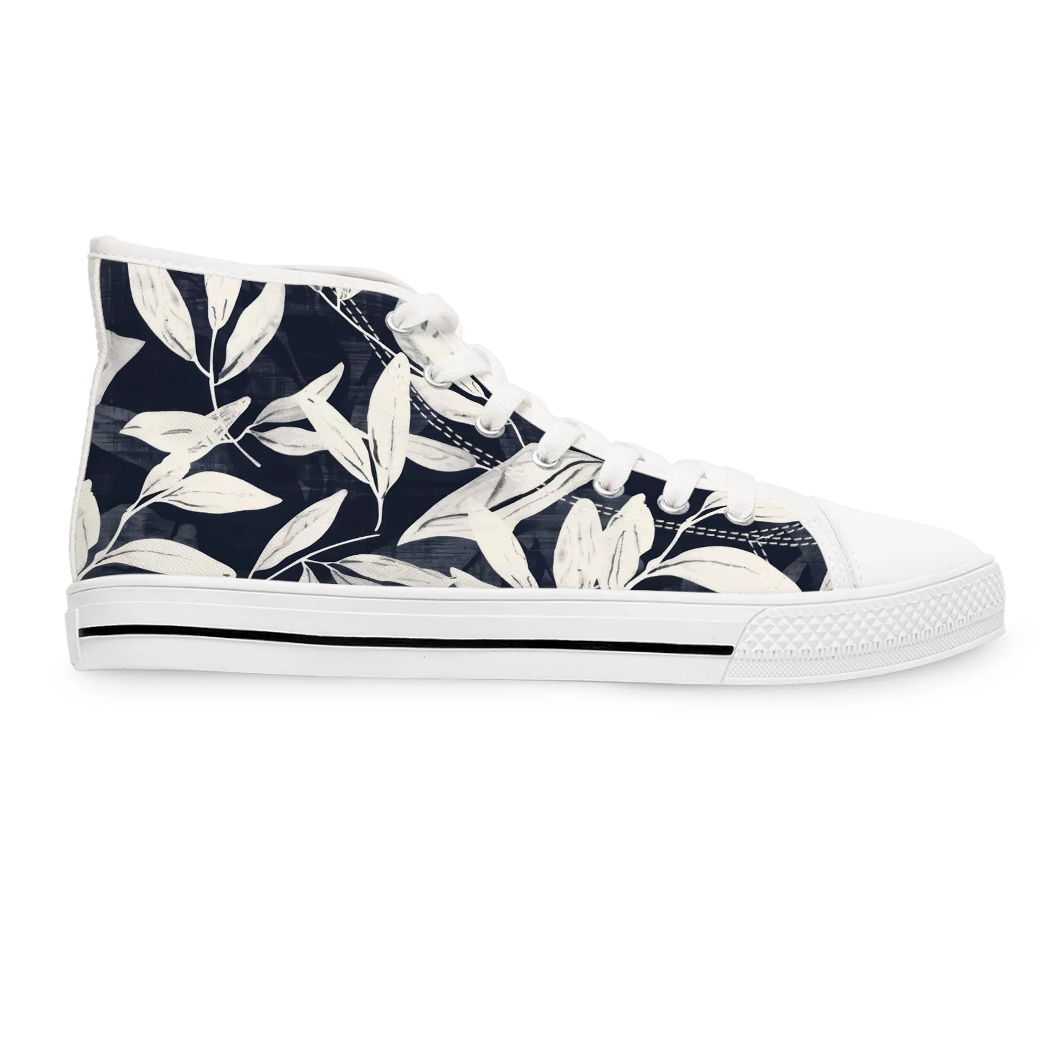 Leaves Women's High Top Sneakers