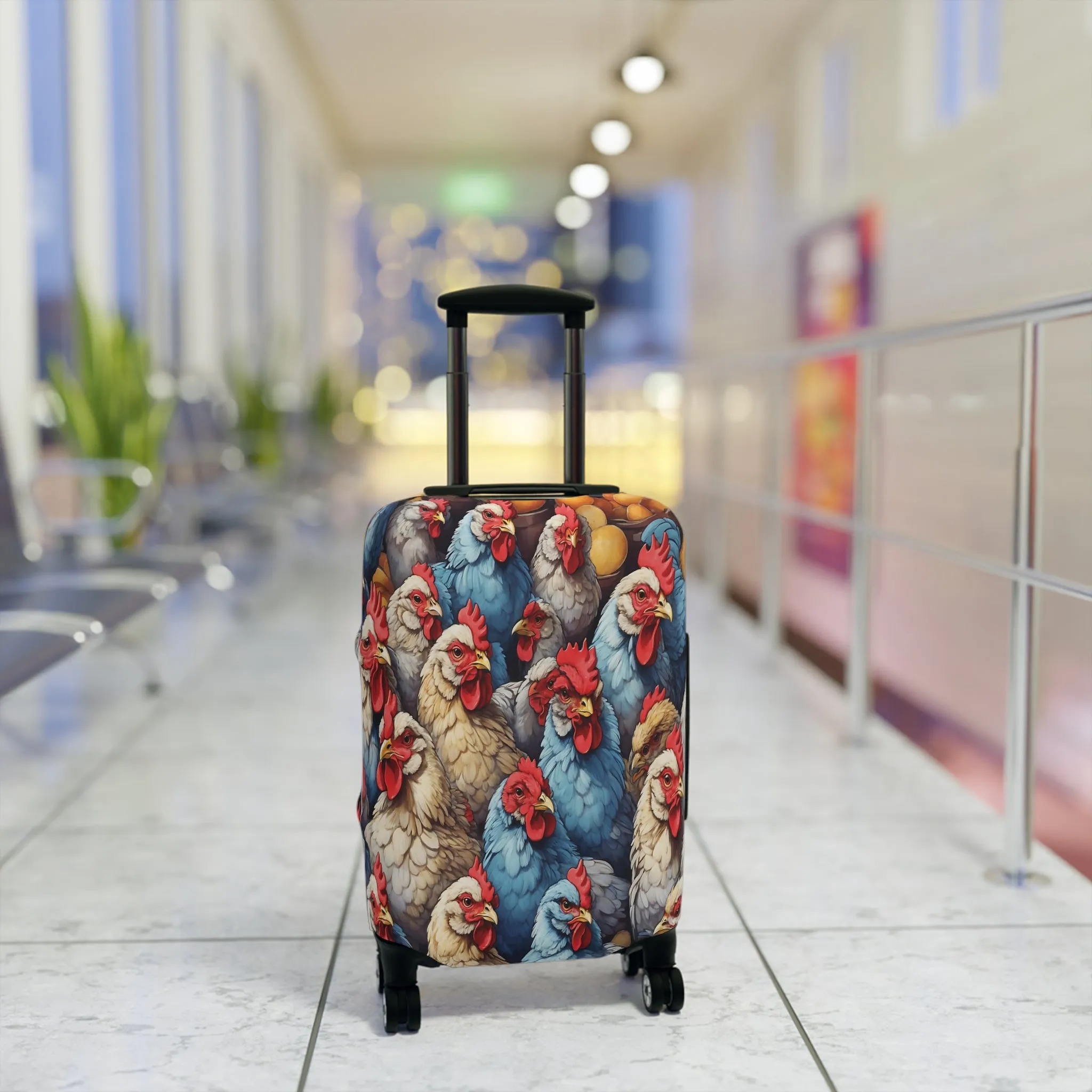 Luggage Cover, Chicken/Rooster, awd-441