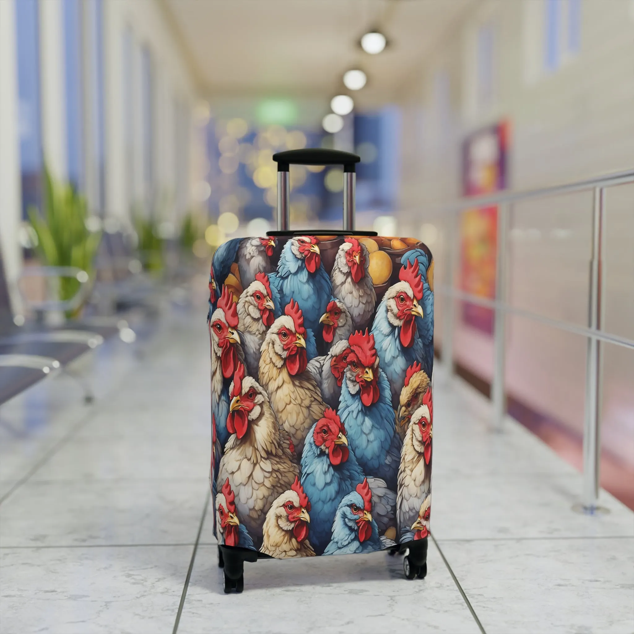 Luggage Cover, Chicken/Rooster, awd-441