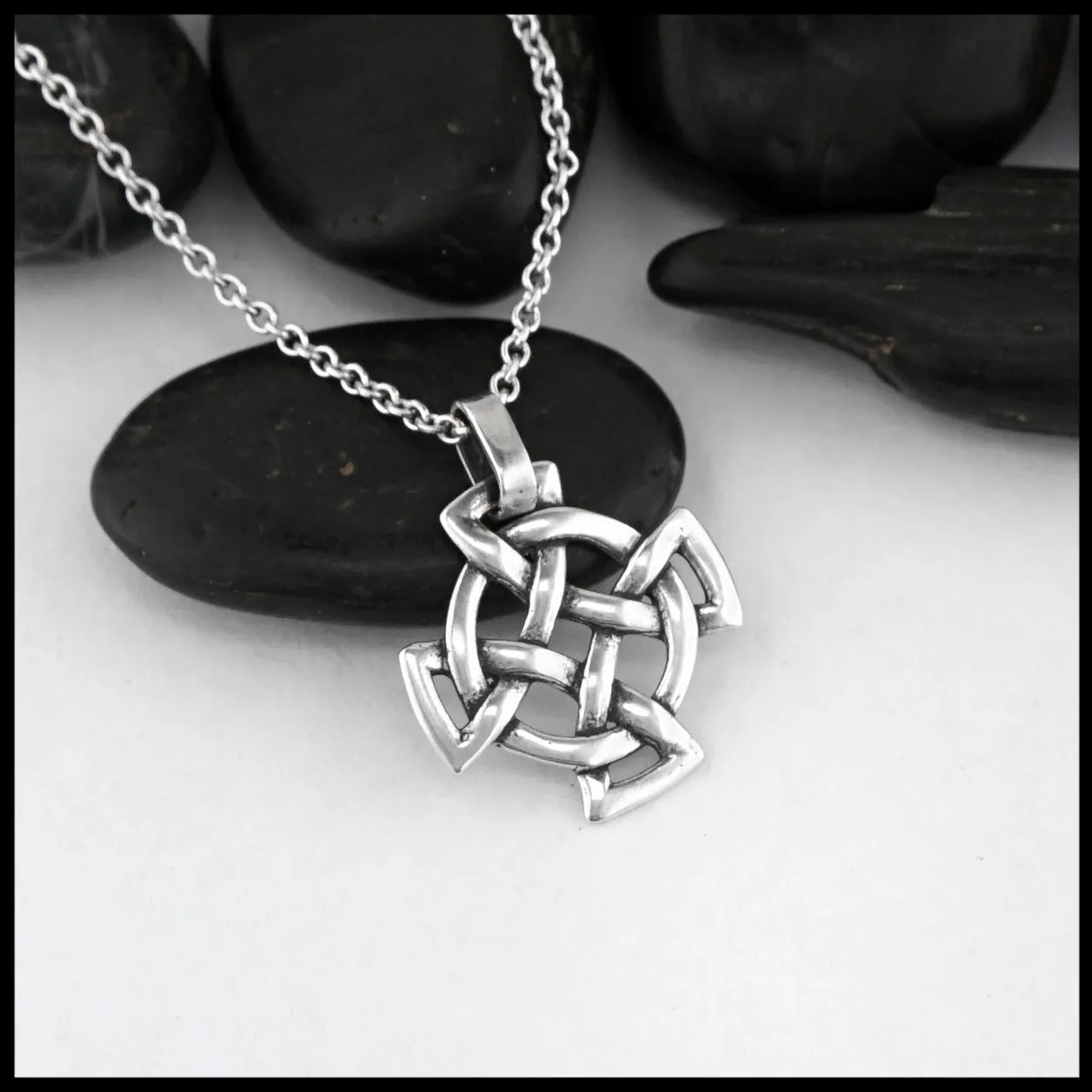 Medallion Equal Arm Cross in Silver